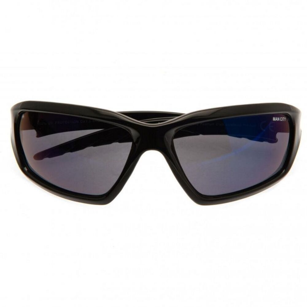 Manchester City FC Unisex Adult Crest Sunglasses / Black